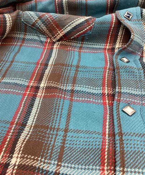 Hysteric Glamour（ヒステリックグラマー）Hysteric Glamour (ヒステリックグラマー) ウエスタンネルシャツ ブルー サイズ:Mの古着・服飾アイテム