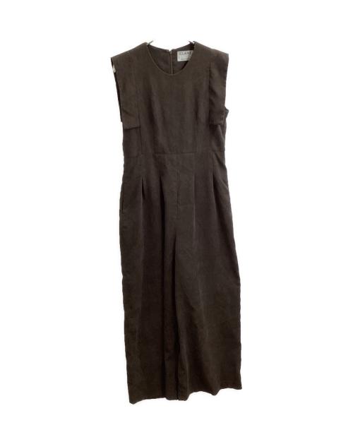 CLANE（クラネ）CLANE (クラネ) MINAMI TANAKA (ミナミ タナカ) QUARE SLEEVE ALL IN ONE ブラウン サイズ:1（実寸サイズと備考欄をご確認してください）の古着・服飾アイテム