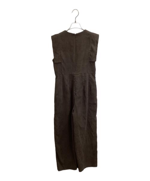 CLANE（クラネ）CLANE (クラネ) MINAMI TANAKA (ミナミ タナカ) QUARE SLEEVE ALL IN ONE ブラウン サイズ:1（実寸サイズと備考欄をご確認してください）の古着・服飾アイテム