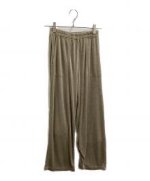 CLANE（クラネ）の古着「BRIGHT JERSEY PANTS　/　18110-7302」｜ベージュ