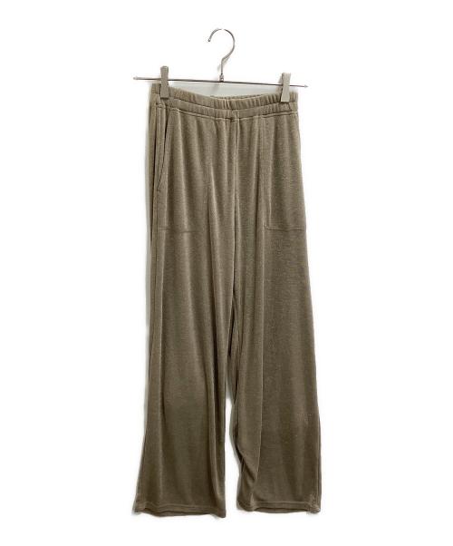 CLANE（クラネ）CLANE (クラネ) BRIGHT JERSEY PANTS　/　18110-7302 ベージュ サイズ:1の古着・服飾アイテム