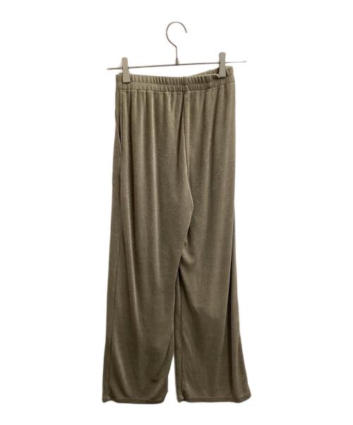 CLANE（クラネ）CLANE (クラネ) BRIGHT JERSEY PANTS　/　18110-7302 ベージュ サイズ:1の古着・服飾アイテム