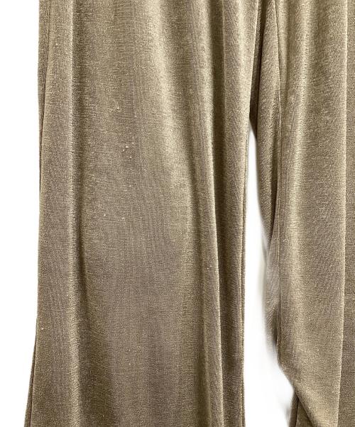 CLANE（クラネ）CLANE (クラネ) BRIGHT JERSEY PANTS　/　18110-7302 ベージュ サイズ:1の古着・服飾アイテム