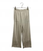 CLANEクラネ）の古着「BRIGHT JERSEY PANTS　/　18110-7302」｜アイボリー