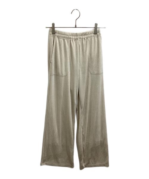 CLANE（クラネ）CLANE (クラネ) BRIGHT JERSEY PANTS　/　18110-7302 アイボリー サイズ:1の古着・服飾アイテム