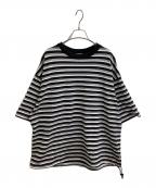 CLESSTEクレスト）の古着「MULTI STRIPED MASSIVE T-SHIRT　/　CLE-TE-2412」｜ブラック