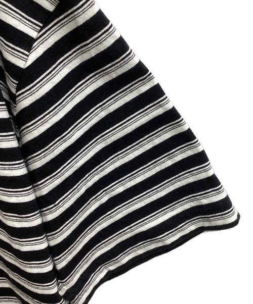 CLESSTE（クレスト）CLESSTE (クレスト) MULTI STRIPED MASSIVE T-SHIRT　/　CLE-TE-2412 ブラック サイズ:FREEの古着・服飾アイテム
