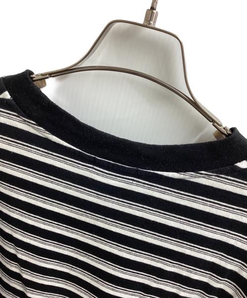 CLESSTE（クレスト）CLESSTE (クレスト) MULTI STRIPED MASSIVE T-SHIRT　/　CLE-TE-2412 ブラック サイズ:FREEの古着・服飾アイテム