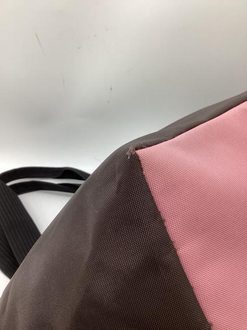 Herve Chapelier（エルベシャプリエ）Herve Chapelier (エルベシャプリエ) 舟形トートバッグL ブラウン×ピンクの古着・服飾アイテム