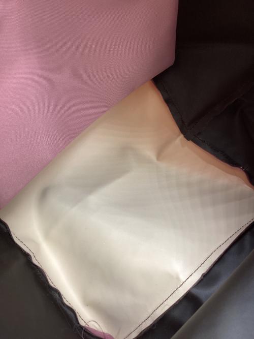 Herve Chapelier（エルベシャプリエ）Herve Chapelier (エルベシャプリエ) 舟形トートバッグL ブラウン×ピンクの古着・服飾アイテム
