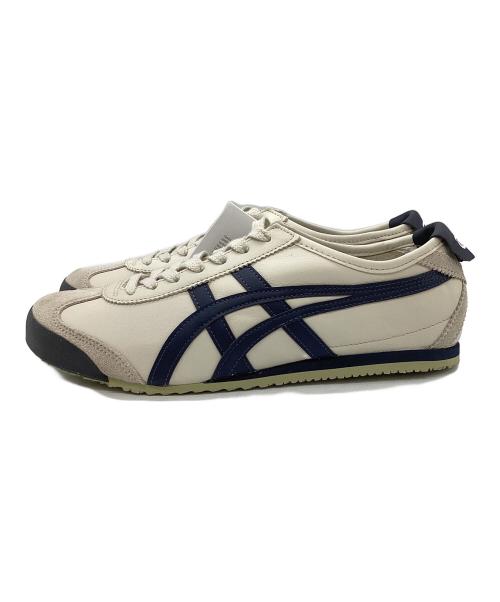 Onitsuka Tiger（オニツカタイガー）Onitsuka Tiger (オニツカタイガー) MEXICO'66 ローカットスニーカー アイボリー サイズ:26の古着・服飾アイテム
