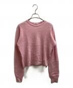 AURALEEオーラリー）の古着「BABY SURI ALPACA SHEER KNIT P/O　/　A25AP04AK」｜ピンク