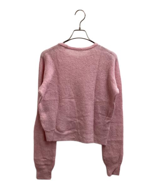 AURALEE（オーラリー）AURALEE (オーラリー) BABY SURI ALPACA SHEER KNIT P/O　/　A25AP04AK ピンクの古着・服飾アイテム