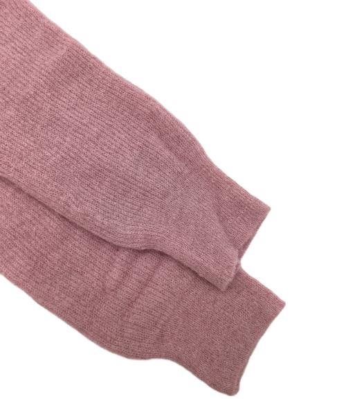 AURALEE（オーラリー）AURALEE (オーラリー) BABY SURI ALPACA SHEER KNIT P/O　/　A25AP04AK ピンクの古着・服飾アイテム