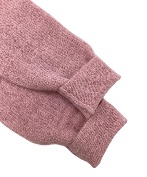 AURALEE（オーラリー）AURALEE (オーラリー) BABY SURI ALPACA SHEER KNIT P/O　/　A25AP04AK ピンクの古着・服飾アイテム