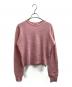 AURALEE（オーラリー）の古着「BABY SURI ALPACA SHEER KNIT P/O　/　A25AP04AK」｜ピンク