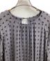 中古・古着 sara mallika (サラマリカ) Cotton Cut Jqd Gather Dress　/　020432SC2 グレー サイズ:S：8000円