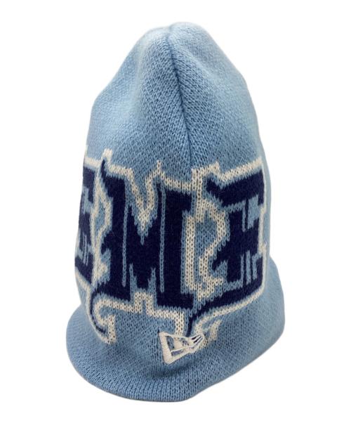 SUPREME（シュプリーム）Supreme (シュプリーム) New Era (ニューエラ) Outline Beanie / アウトライン ビーニー / 25FW ブルーの古着・服飾アイテム