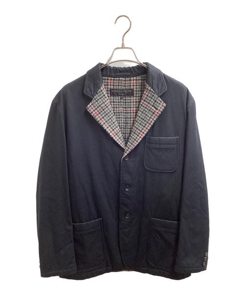 COMME des GARCONS HOMME（コムデギャルソン オム）COMME des GARCONS HOMME (コムデギャルソン オム) ツイード裏地3Bジャケット ネイビー サイズ:Lの古着・服飾アイテム
