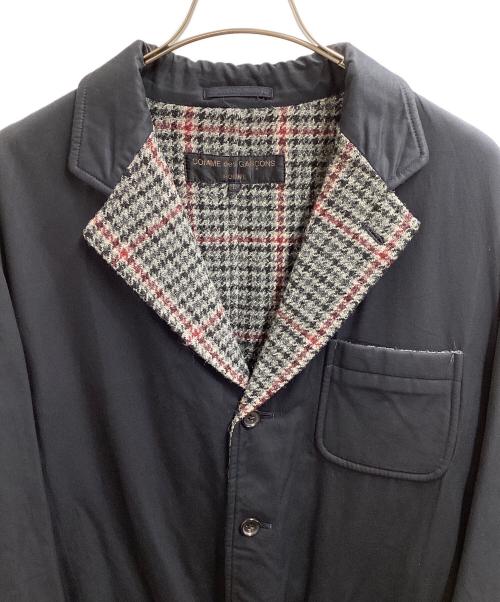 COMME des GARCONS HOMME（コムデギャルソン オム）COMME des GARCONS HOMME (コムデギャルソン オム) ツイード裏地3Bジャケット ネイビー サイズ:Lの古着・服飾アイテム