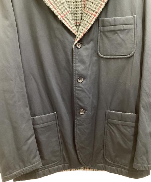 COMME des GARCONS HOMME（コムデギャルソン オム）COMME des GARCONS HOMME (コムデギャルソン オム) ツイード裏地3Bジャケット ネイビー サイズ:Lの古着・服飾アイテム