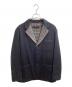 COMME des GARCONS HOMME（コムデギャルソン オム）の古着「ツイード裏地3Bジャケット」｜ネイビー