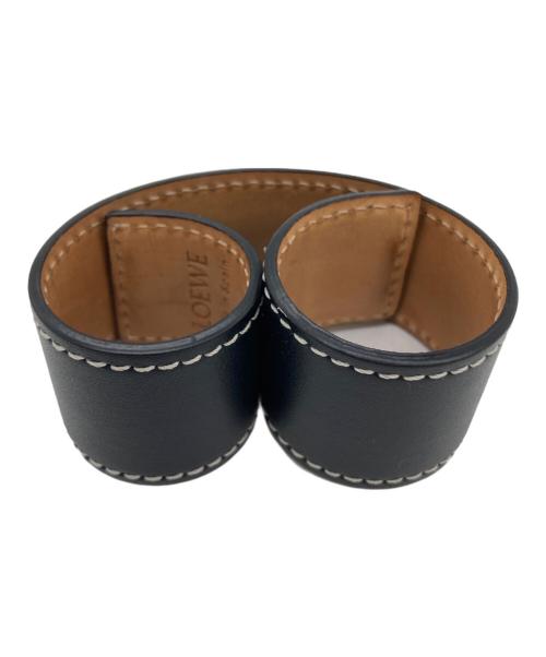 LOEWE（ロエベ）LOEWE (ロエベ) SMALL SLAP BRACELET / スモールスラップブレスレット ブラックの古着・服飾アイテム
