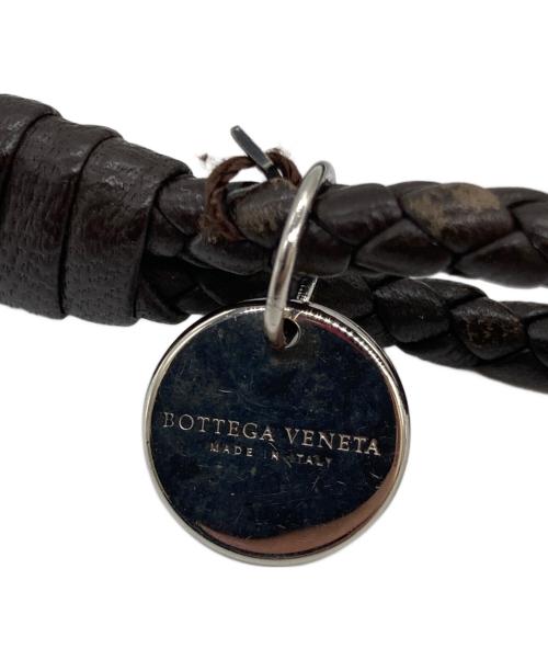 BOTTEGA VENETA（ボッテガベネタ）BOTTEGA VENETA (ボッテガベネタ) イントレチャートブレスレット ブラウンの古着・服飾アイテム