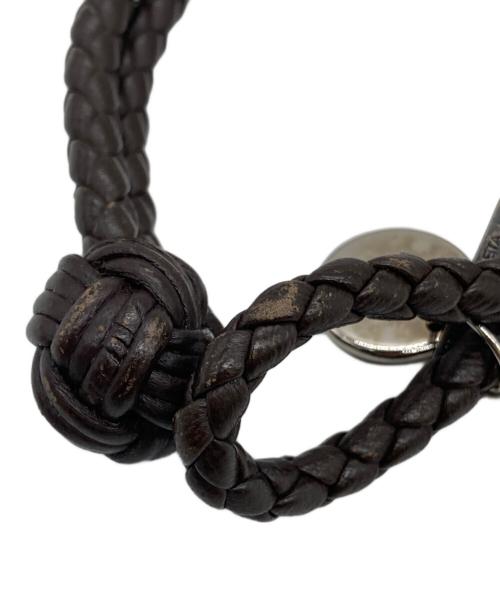 BOTTEGA VENETA（ボッテガベネタ）BOTTEGA VENETA (ボッテガベネタ) イントレチャートブレスレット ブラウンの古着・服飾アイテム