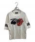 Hysteric Glamour（ヒステリックグラマー）の古着「RS/SUCKING IN THE 70'S pt 五分袖Tシャツ」｜ホワイト