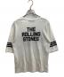 Hysteric Glamour (ヒステリックグラマー) ROLLING STONES (ローリングストーンズ) RS/SUCKING IN THE 70'S pt 五分袖Tシャツ ホワイト サイズ:M：5000円