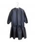 Demi-Luxe BEAMS（デミルクス ビームス）の古着「ペプラムワンピース / 64-26-2481-002」｜ネイビー