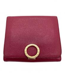 BVLGARI（ブルガリ）の古着「3つ折り財布」｜ピンク