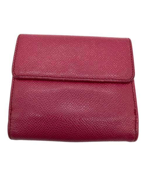 BVLGARI（ブルガリ）BVLGARI (ブルガリ) 3つ折り財布 ピンクの古着・服飾アイテム