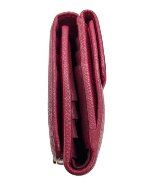 BVLGARI（ブルガリ）BVLGARI (ブルガリ) 3つ折り財布 ピンクの古着・服飾アイテム