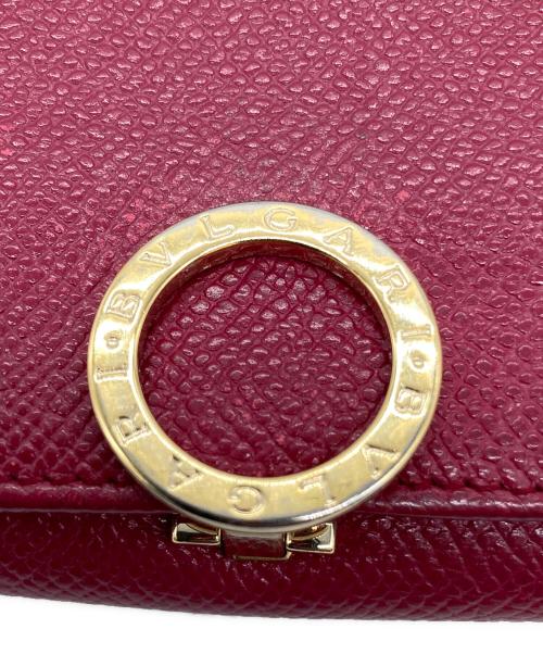 BVLGARI（ブルガリ）BVLGARI (ブルガリ) 3つ折り財布 ピンクの古着・服飾アイテム