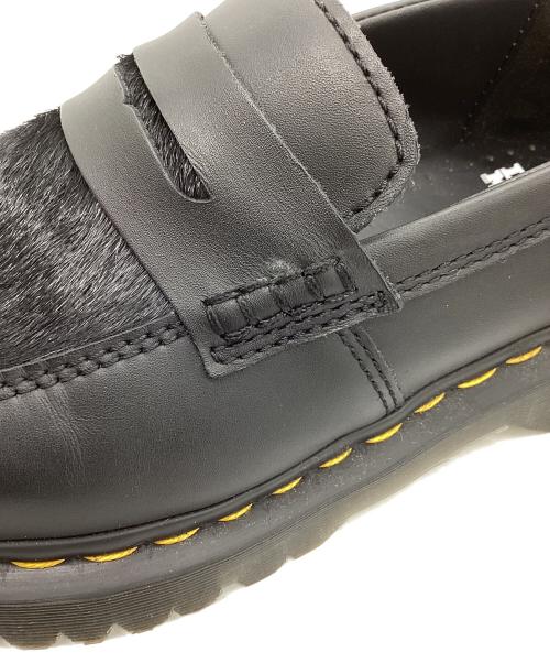 Dr.Martens（ドクターマーチン）Dr.Martens (ドクターマーチン) スクエアトゥペントンローファー ブラック サイズ:UK3/USL5の古着・服飾アイテム