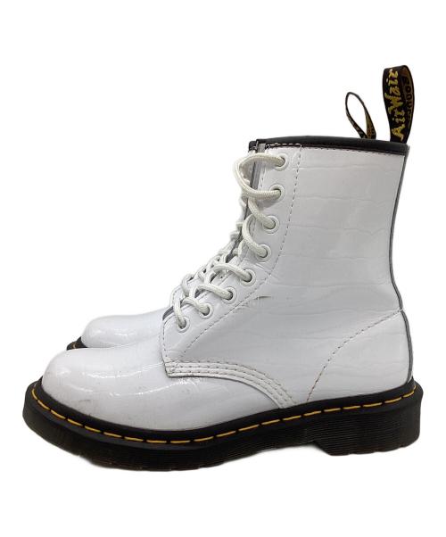 Dr.Martens（ドクターマーチン）Dr.Martens (ドクターマーチン) 8ホールブーツ ホワイト サイズ:UK3/USL5の古着・服飾アイテム
