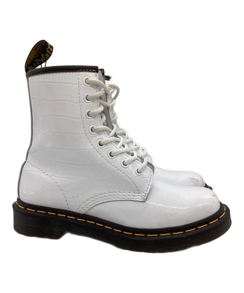 Dr.Martens（ドクターマーチン）Dr.Martens (ドクターマーチン) 8ホールブーツ ホワイト サイズ:UK3/USL5の古着・服飾アイテム