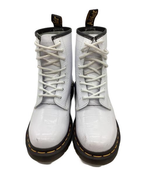 Dr.Martens（ドクターマーチン）Dr.Martens (ドクターマーチン) 8ホールブーツ ホワイト サイズ:UK3/USL5の古着・服飾アイテム