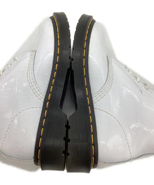 Dr.Martens（ドクターマーチン）Dr.Martens (ドクターマーチン) 8ホールブーツ ホワイト サイズ:UK3/USL5の古着・服飾アイテム