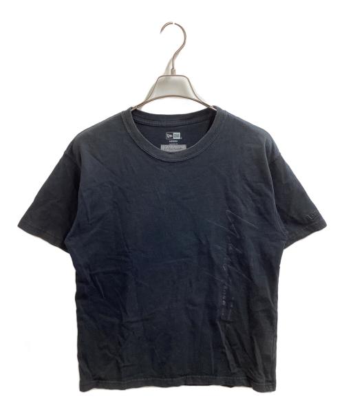 New Era（ニューエラ）New Era (ニューエラ) Yohji Yamamoto pour homme (ヨウジヤマモト プールオム) シグネチャーロゴアートワークTシャツ / HD-T99-083 ブラック サイズ:Mの古着・服飾アイテム