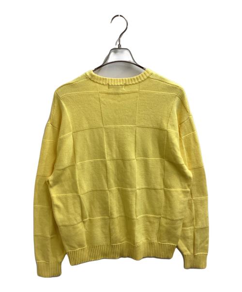 SUPREME（シュプリーム）Supreme (シュプリーム) Tonal Checkerboard Small Box Sweater / 21SS イエロー サイズ:Mの古着・服飾アイテム
