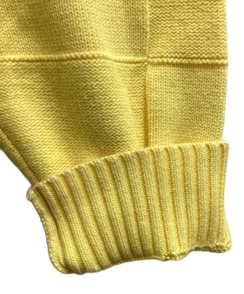 SUPREME（シュプリーム）Supreme (シュプリーム) Tonal Checkerboard Small Box Sweater / 21SS イエロー サイズ:Mの古着・服飾アイテム