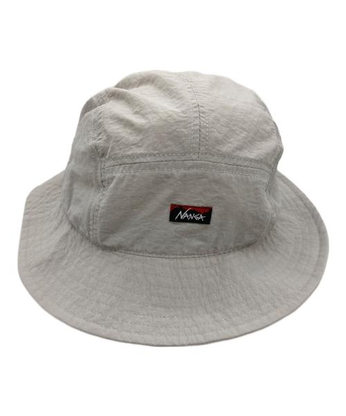 NANGA（ナンガ）NANGA (ナンガ) NYLON TUSSER SUNSHADE HAT / NA2221-3B501 アイボリーの古着・服飾アイテム