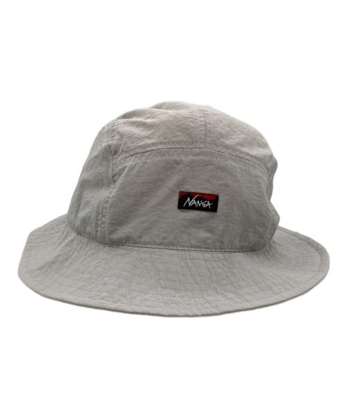 NANGA（ナンガ）NANGA (ナンガ) NYLON TUSSER SUNSHADE HAT / NA2221-3B501 アイボリーの古着・服飾アイテム