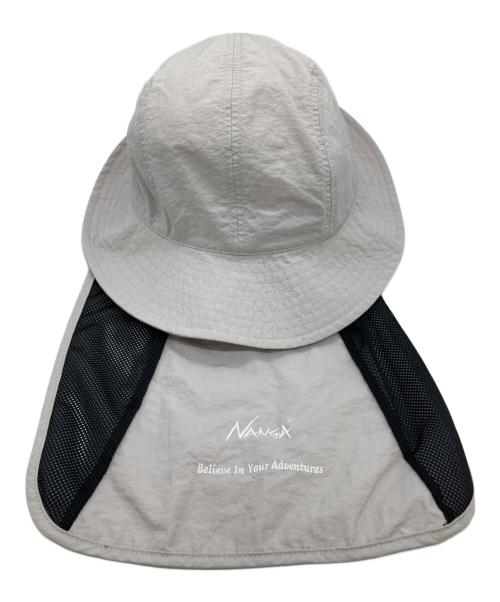 NANGA（ナンガ）NANGA (ナンガ) NYLON TUSSER SUNSHADE HAT / NA2221-3B501 アイボリーの古着・服飾アイテム