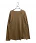 PABLO VINCI (パブロビンチ) Damage waffle long sleeve T-sh（ダメージワッフルロングスリーブ）/ PBL-23AW-TS01W ブラウン サイズ:L：6000円