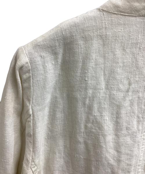 RALPH LAUREN COUNTRY（ラルフローレンカントリー）RALPH LAUREN COUNTRY (ラルフローレンカントリー) リネンダブルジャケット アイボリー サイズ:9の古着・服飾アイテム
