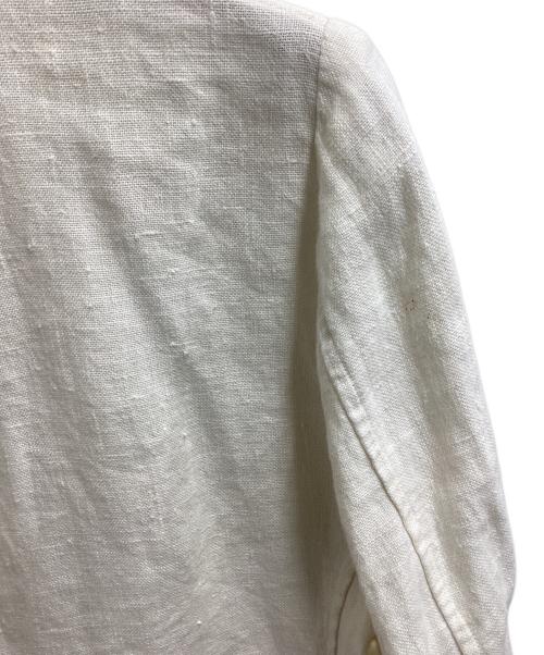 RALPH LAUREN COUNTRY（ラルフローレンカントリー）RALPH LAUREN COUNTRY (ラルフローレンカントリー) リネンダブルジャケット アイボリー サイズ:9の古着・服飾アイテム
